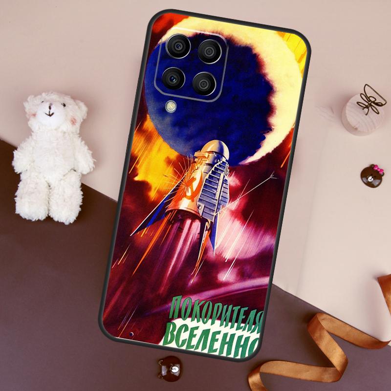 

CCCP Soviet Space Propaganda Art Case For Samsung Galaxy M13 M54 M34 M14 M56 M36 M16 M31 M11 M53 M12 M32 M52 M35 M55 M15 M06 Samsung M56