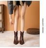 2025 Autumn/Winter Retro Pointed Toe Ankle Boots - Fashionable Martin Boots for a Cool, Versatile, Petite Slim Look