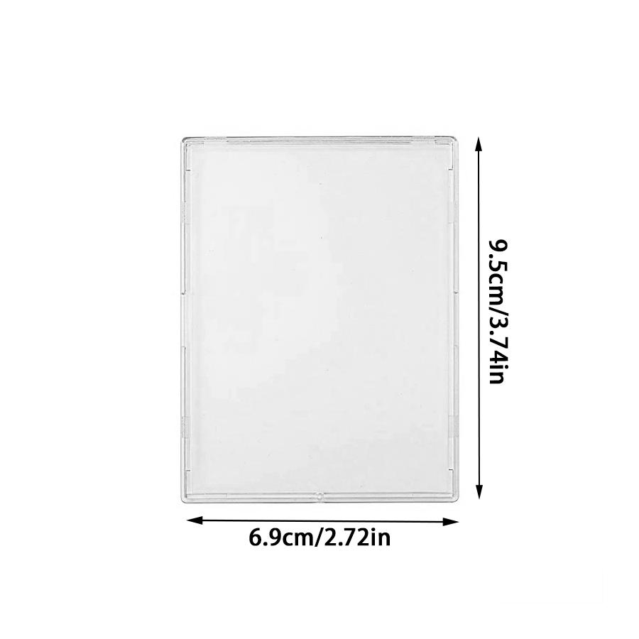 6/12pcs High-transparency Shell Card Case Acrylic Card Cover Idol Photo & Game Card Polaroid Photo Laminated Decoration XJM