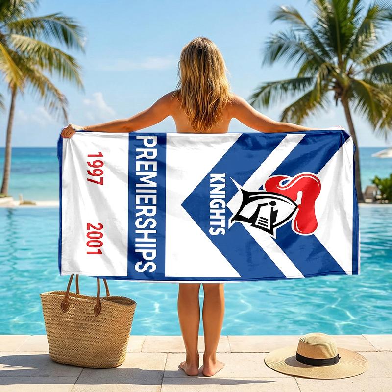 Knights Fashion Beach Towel: Ideal for Summer Adventures Soft, absorbent and quick drying suitable for swimming and bathing