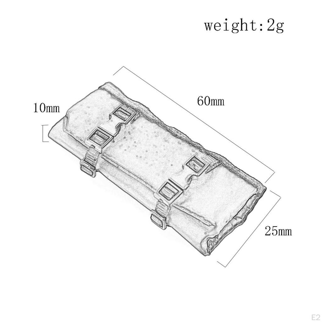 High-quality Sleeping Bag for RC Cars - Spare Part 1:18 Model