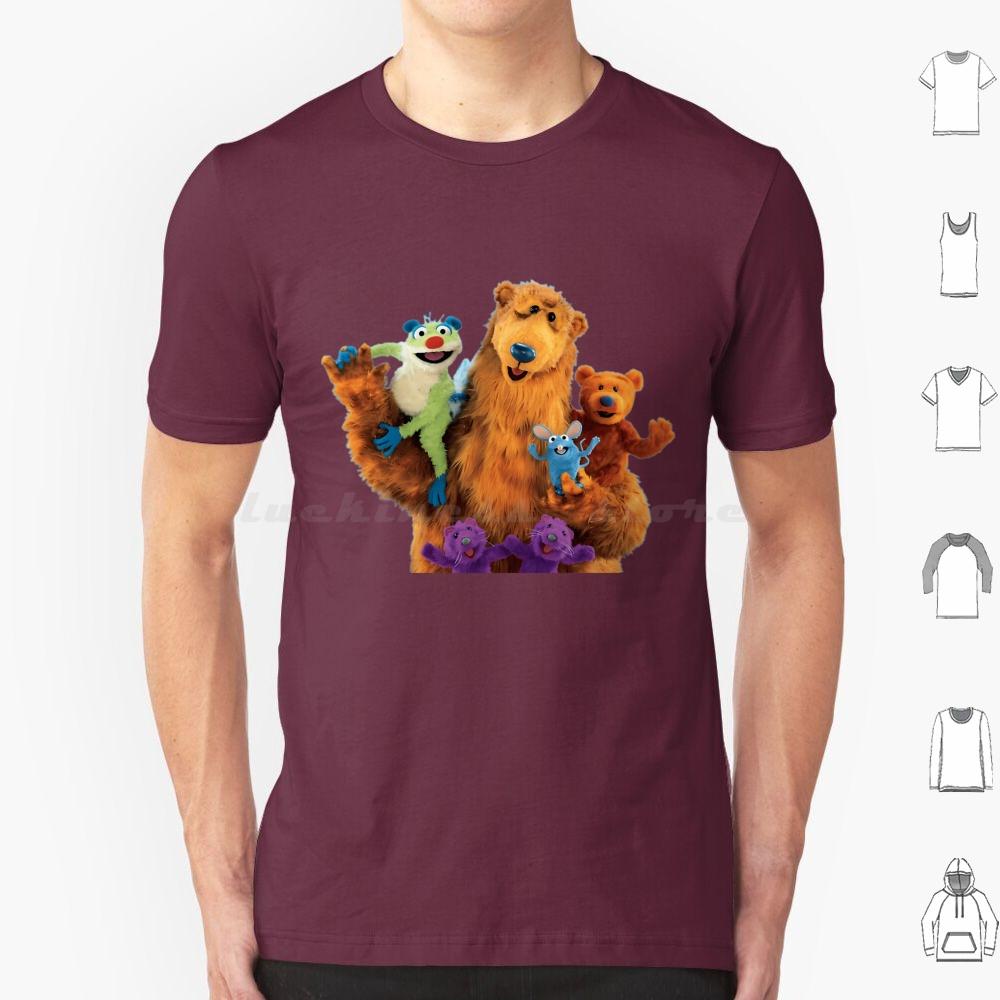 Bear And Friends T Shirt  Cotton Cool Tee Bear In The Big Blue House Bear Nella Grande Blu Bear En La Gran Azul 90 Cartoon