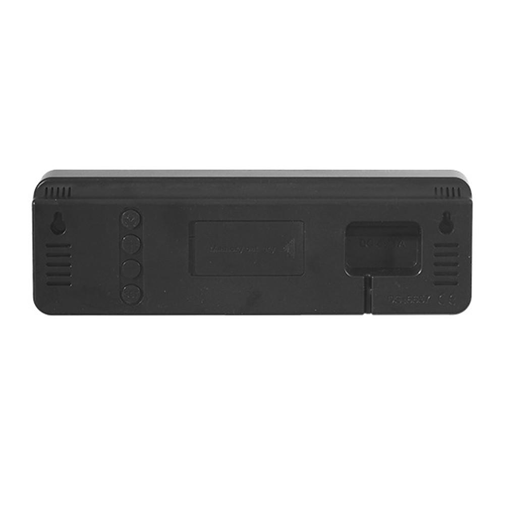 Multifunctional electronic clock that can be hung or stood as an alarm clock