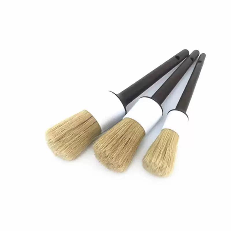 3PCS Car Exterior Interior Detail Brush Bristle Brushes for Car Cleaning Auto Detail Tools Dashboard Cleaning Brush