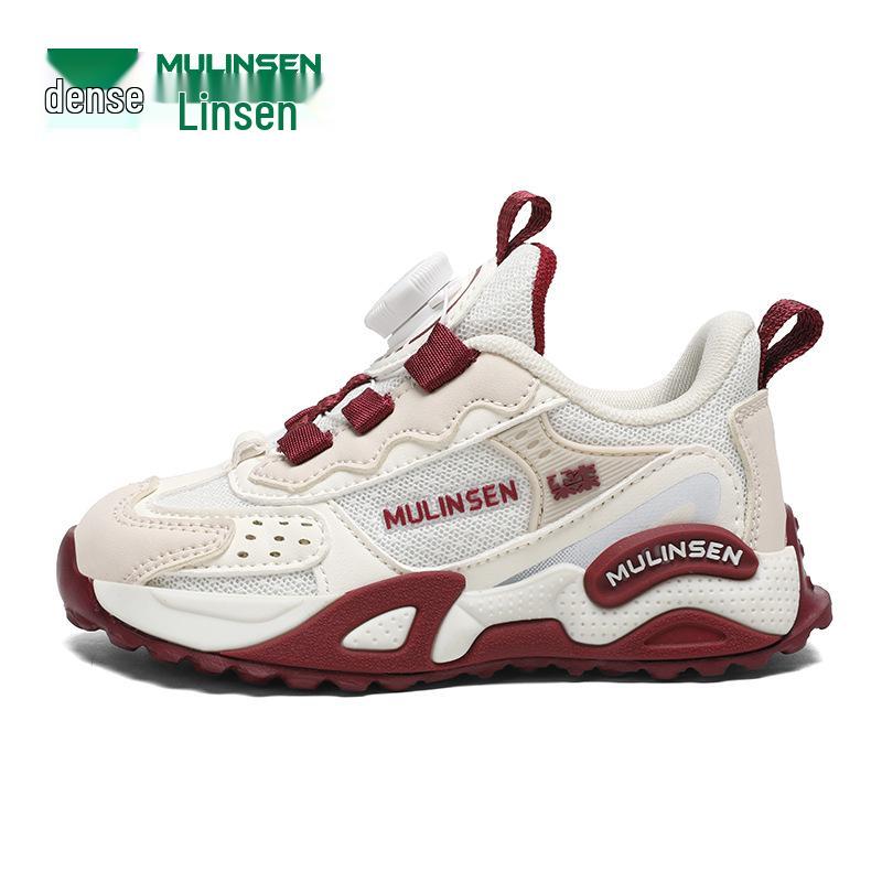 Mulinsen Kids  Breathable Mesh Running Shoes - Non-slip, Wear-resistant, Lightweight, Trendy for Boys & Girls, Spring/Autumn 2025. 40