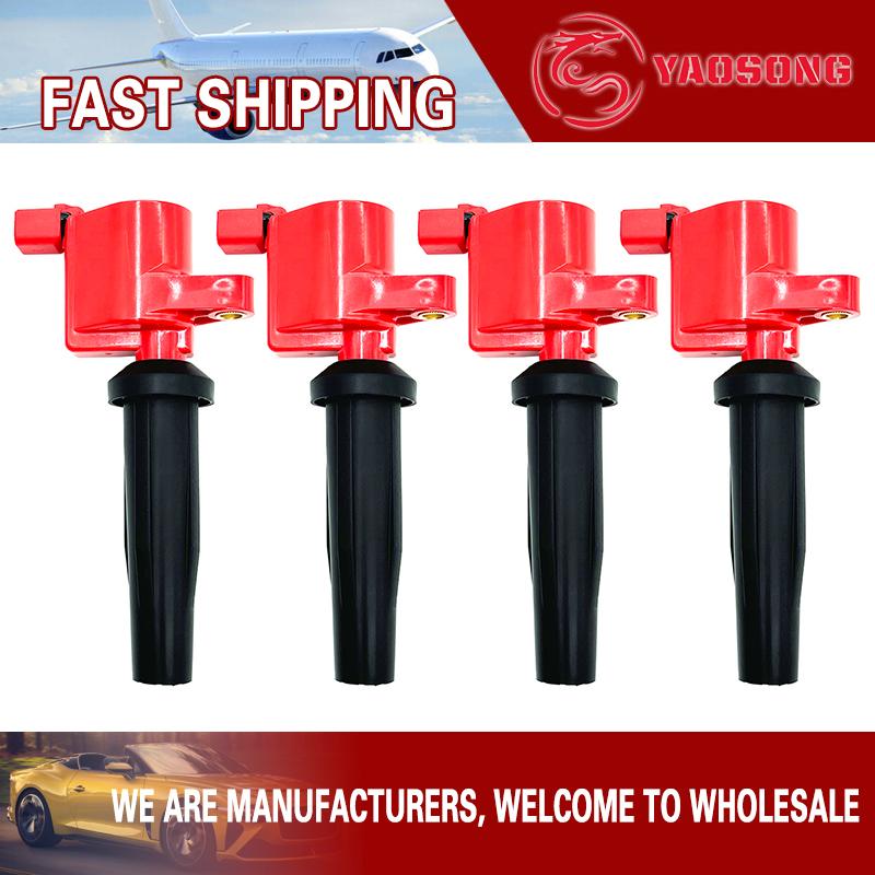 4M5G-12A366-BC 4M5G12A366BC 4M5Z12029BC Ignition Coil For Ford Escape 05-08 Focus 03-11 For Mazda 2.0 2.3L For Mercury 4PCS