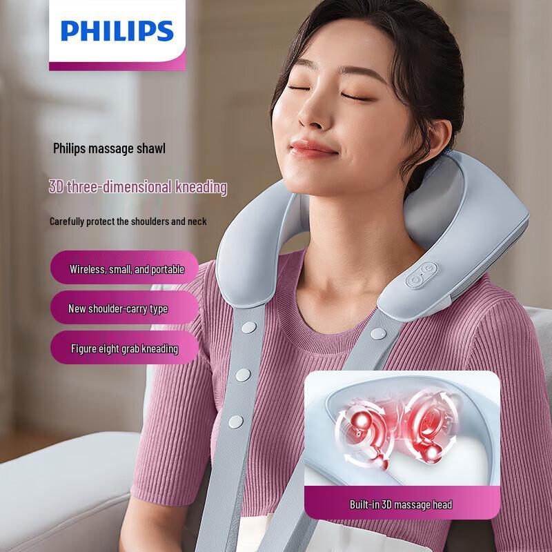 Philips PPM3211N Neck and Shoulder Massager Shawl