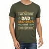 New Arrived For him Oneck tshirt Cotton Mens Tshirt I Have Two Titles Dad And Papa I Rock Them Both Boys tops Comfort Tshirt