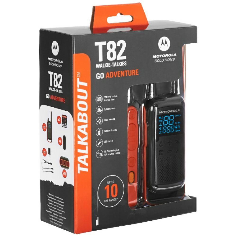 Zestaw Walkie Talkie Motorola Talkabout  T82 2szt czarne