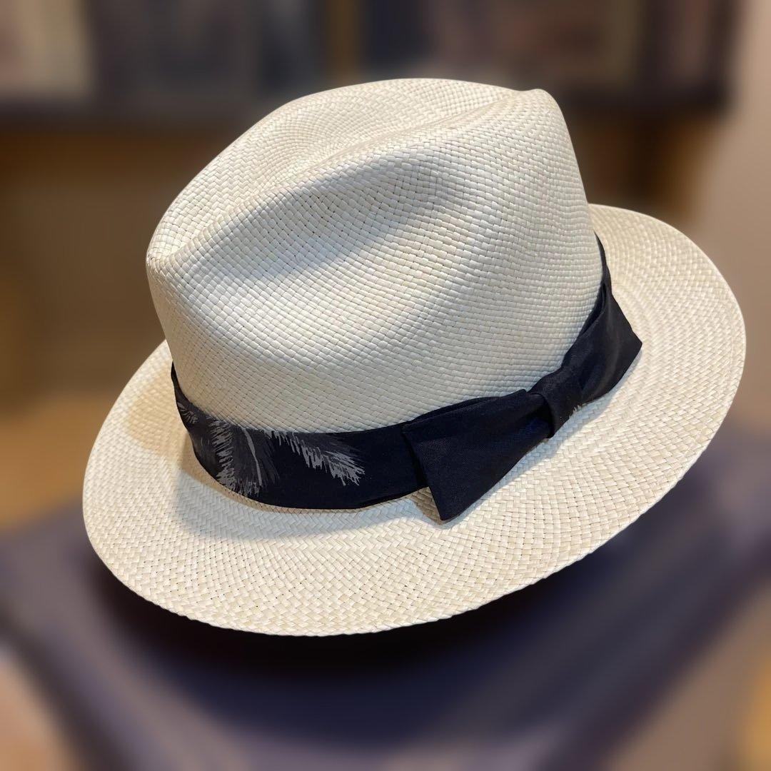 Used NEIGHBORHOODWIND AND SEA collaboration Panama hat palm tree-