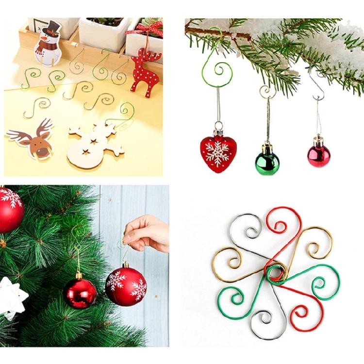 Christmas Tree S Shaped Hooks 20pcs Metal Holiday Birthday Party Decoration