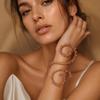 Adjustable Wire Wrapped Bracelet Rhinestone Spiral Arm Jewelry New Adjustable Armlet  Women