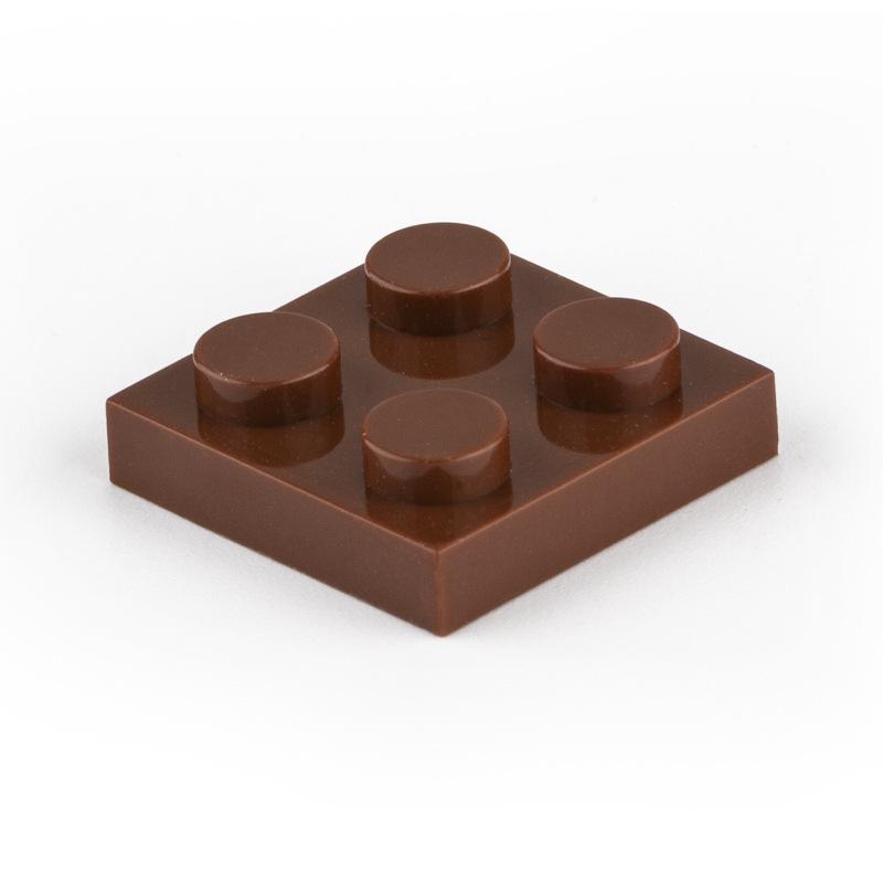 80 ks/sada moc stavební bloky deska tenké figurky cihly 2x2 tečky vzdělávací kreativní velikost kompatibilní s 3022 klasická dětská hračka