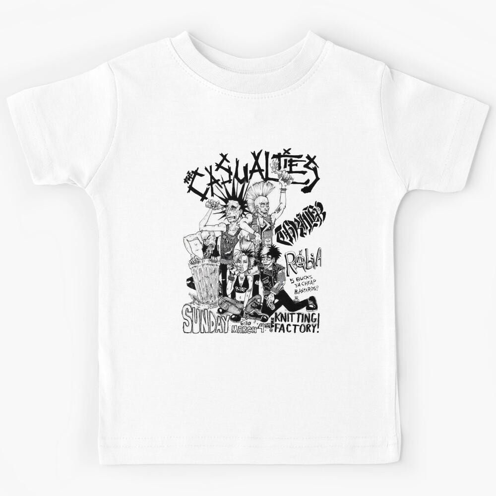 the casualties band punk rock the casualties the casualties the casualties the casualties the casual Kids T-Shirt 130