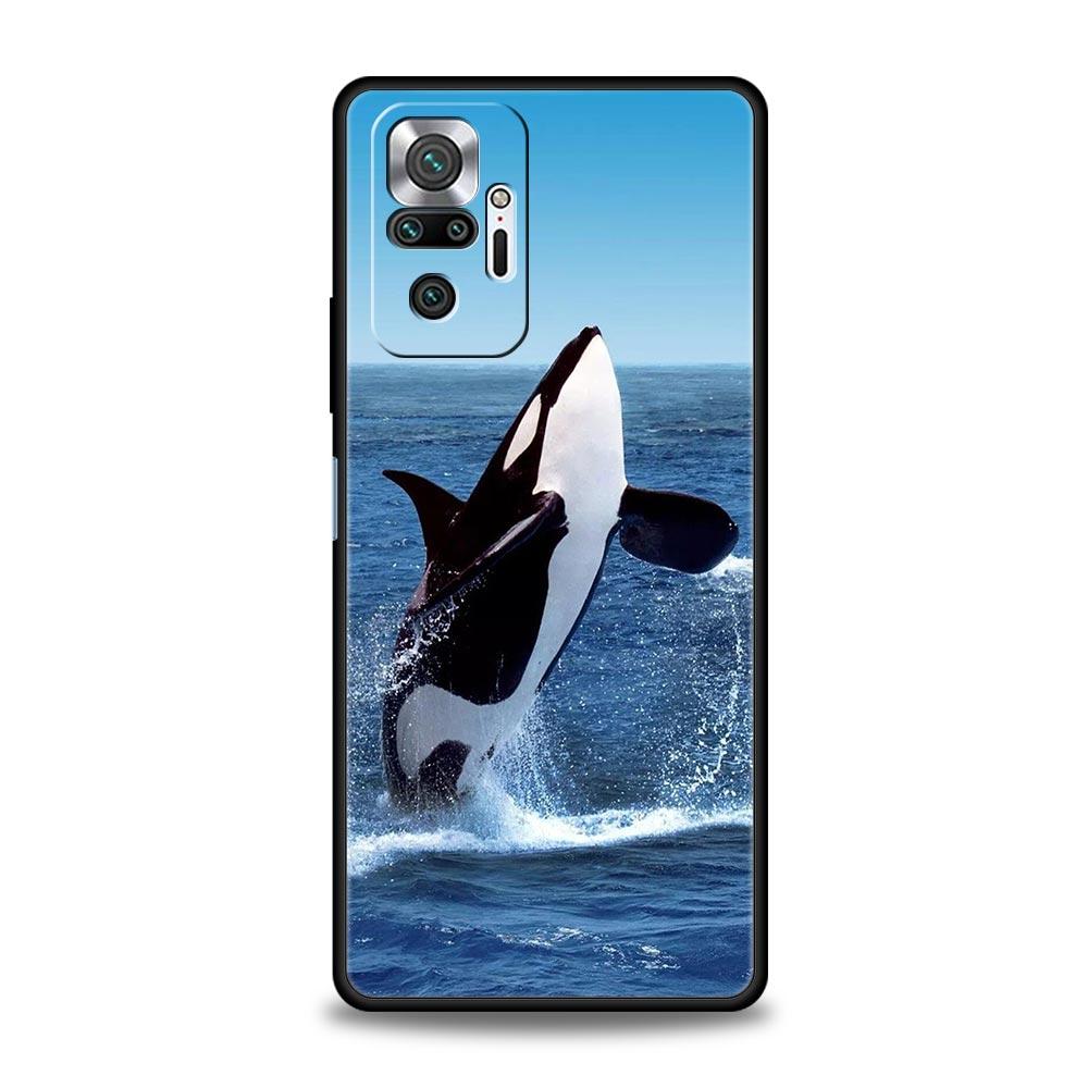

Чехол для телефона Orca ocean lovely killer whale для Xiaomi Redmi Note 13 12 5G 11 10 Pro Plus 4G 9S 9 8 7 9T 13C 12C 10C 9C 9A Redmi Note 13Pro 5G