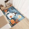 Halloween Rug Welcome Mat Cute Pumpkin Ghost Doormat Outdoor Carpet Rug For Bedroom Living Room Rug Large Area Rug Home