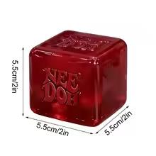 Needoh Nice Cube Sensorischer Stressabbau Fidget Tool Für Angst & Konzentration Schreibtisch Sensorikwürfel Für Erwachsene & Kinder Geburtstagsgeschenk