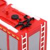 Light Up Fire Truck Toy Built In Music Friction Powered LED Electric Firetruck Toy with Water Spraying