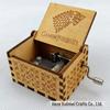 Hand-Cranked Wooden Music Box Festival Gift for Friends