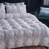 Luxury White Goose Down Comforter Single/Double/King/Queen Size Duvet Insert Pinch Pleat Design 100% Cotton Shell Thick Quilt