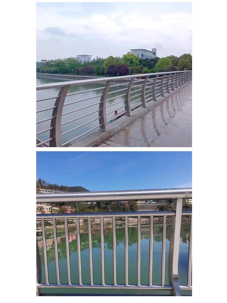 Stainless Steel & Aluminum Glass Baluster Post for Station Guardrails