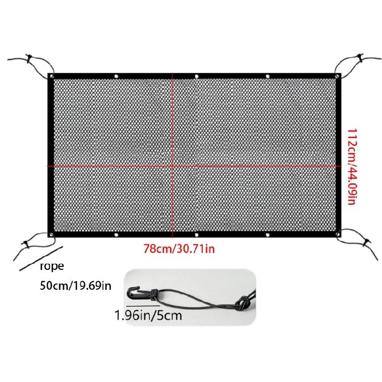 Car Seat Partition Net Pet Barrier For SUVs Sedans MPVs Tear Resistant Net for Driving Safely with Children & Pet