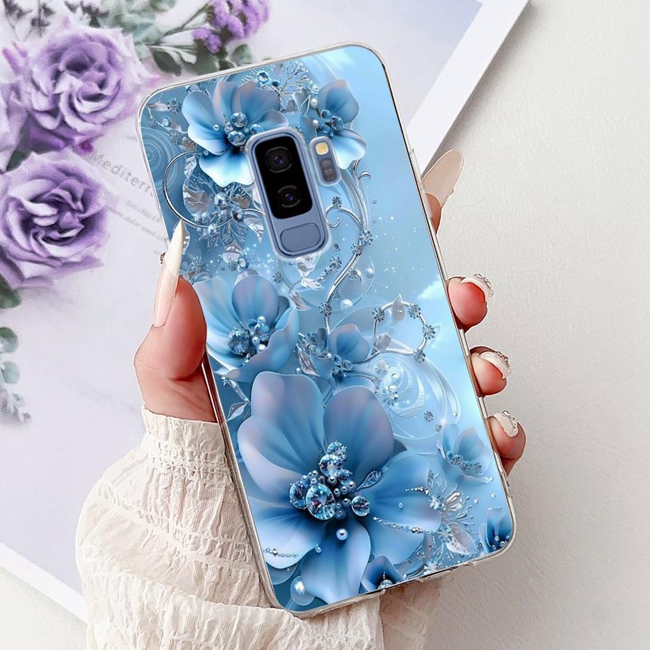 For Samsung Galaxy S9 Case SM-G960F Cute Cat Painted Cover Soft Slim Phone Case For Samsung S9 Plus S 9 Galaxy S9+ SM-G965F Bags