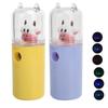 Portable  Facial Mister Moisturizing Handy Cool Mist Sprayer with Color Light Function