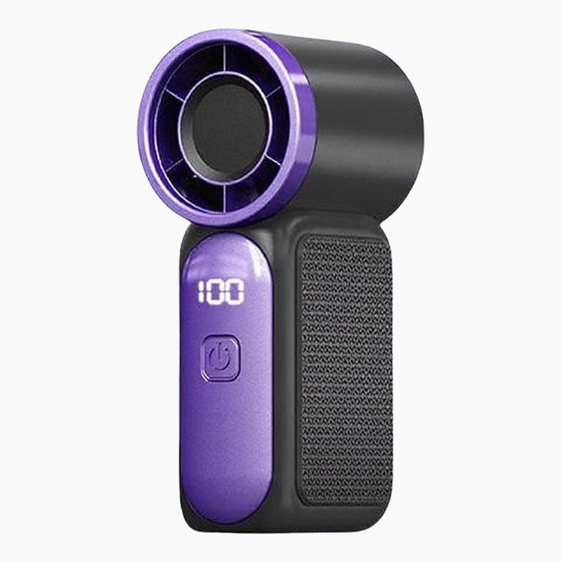 

X688 High-Speed Portable USB Mini Fan: Powerful, Pocket-Sized Turbine for Outdoor Use 35.5*43*89 mm сірий колір