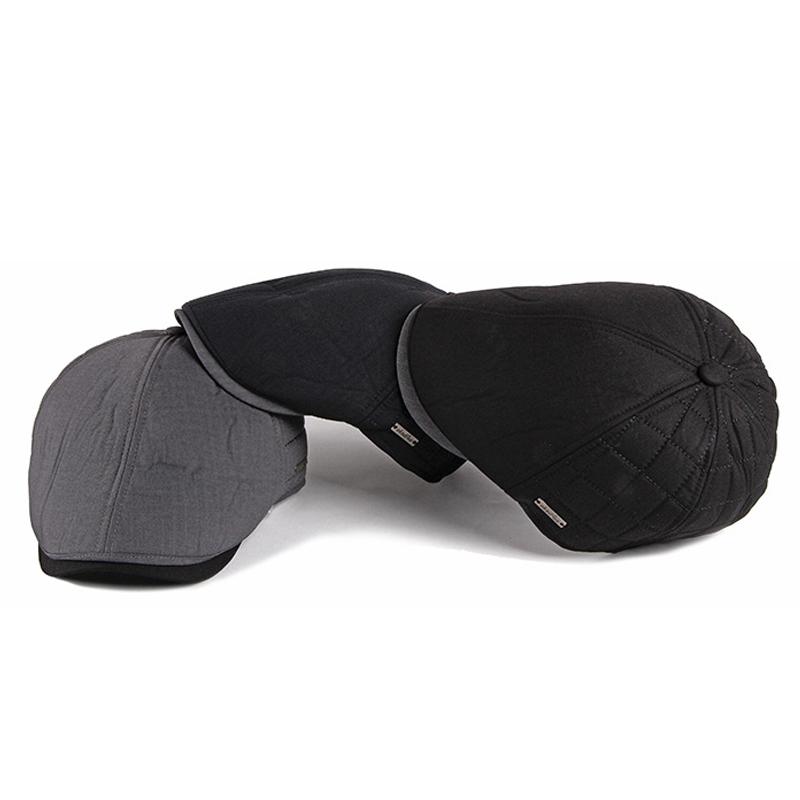Cap Men Autumn Winter Newsboy Cap Thickened Warm Beret British Vintage Flat Cap Gatsby Octagonal Painters Hat Gorro Hombre Boina