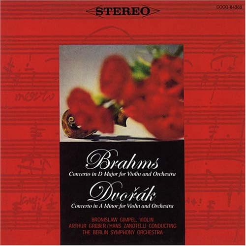 

CD BRAHMS - Brahms & Dvorak: Violin Concerto Gi COCQ84388 Japan Classical Used