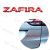 3D Chrome Metal Car Rear Trunk Fender Side Emblem Sticker For Opel ASTRA 1.6 Zafira Logo H G Corsa Astra Antara Accessories
