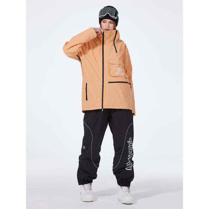 Herren- und Damen-Skianzug Outdoor Winter Warm Snowboardanzug Wasserdicht Winddicht Skijacke und Hose Set Übergröße Atmungsaktiv Isoliert Schneeanzug