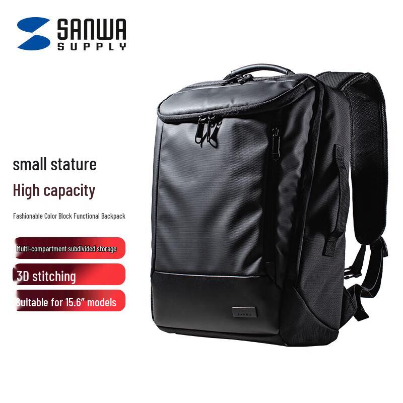 Sanwa Supply BAG-BPC7BK 15.6-inch Business Laptop Backpack