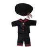 Rakulifey Obitsu 11 Doll Outfit Set (Black) - Includes a Sailor Uniform, Long Sleeve Shirt, and Shorts (OB11 Size) for Obitsu Dolls (11cm) - Includes