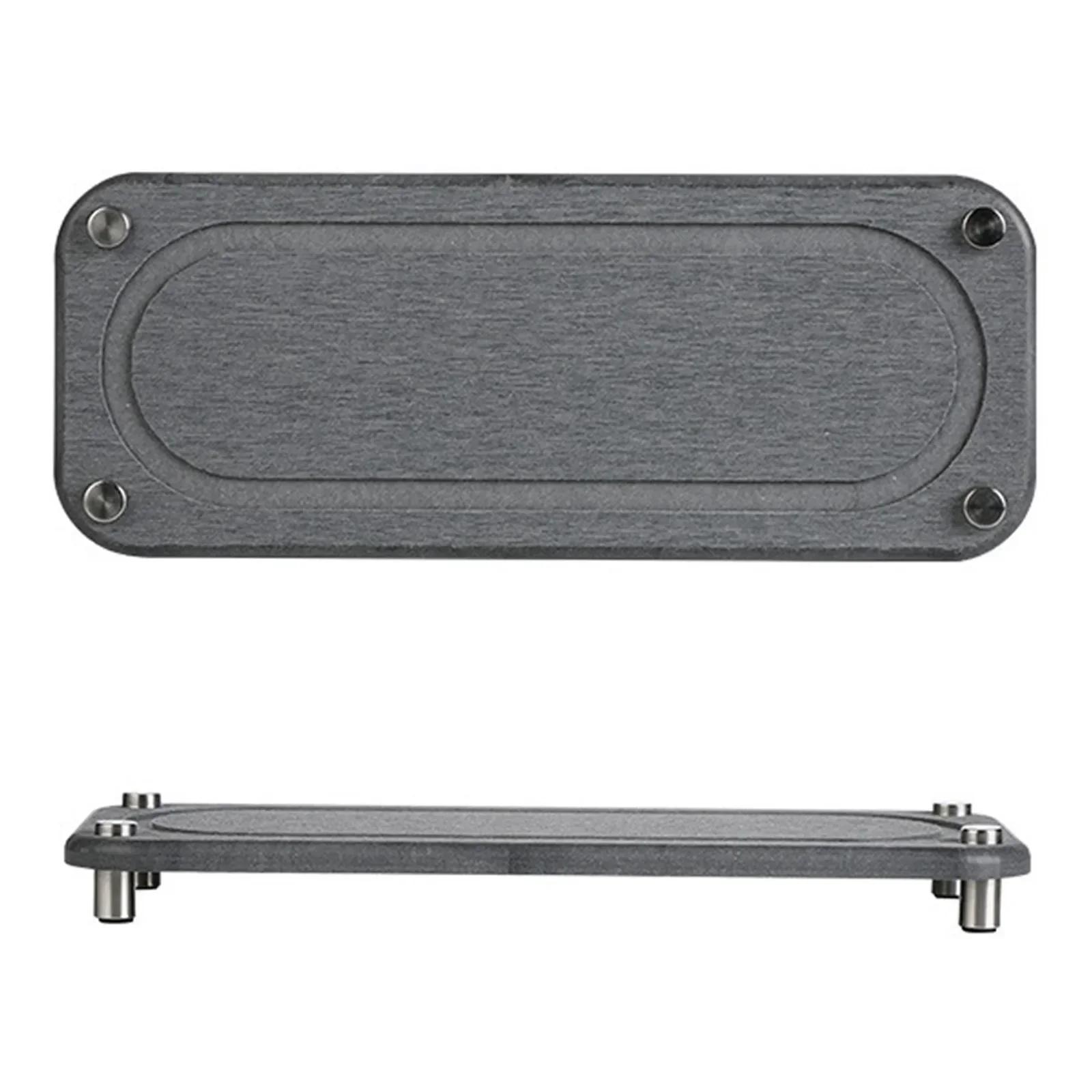 Новый влаговпитывающий коврик из диатомита подставки под тарелки легко моющиеся кухонная диатомитовая подставка для быстрой сушки подставка под посуду впитывающая чёрный 2330₽