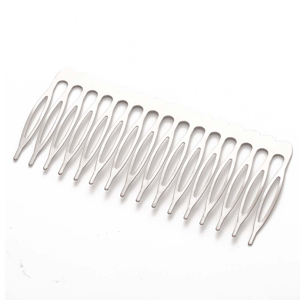 10pcs 5/8/10/12/18/22 Dents Métal Cheveux Côté Clip Peigne Épingles à Cheveux Pour Femmes Mariage Voile Nuptial Coiffure Artisanat Outil de Fabrication de Bijoux
