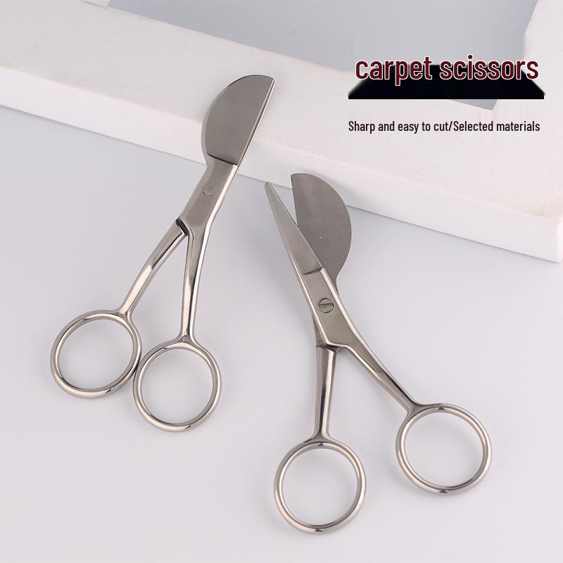 Professional Duckbill Pelican Scissors for Carpet Tufting - Upturned Head DIY Tools