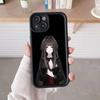 Wuthering Waves Chisa Handyhülle für iPhone 17 16 15 14 13 12 11 Air Pro Max Plus Schwarze Weiche TPU Stoßfeste Hülle
