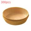 50~300pcs Air Fryer Grease Absorbent  For Household Baking Pans With Thickened Silicone Paper Pads