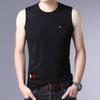 Pulover de vară nou pentru bărbați de vârstă mijlocie, cu mânecă scurtă, de agrement, culoare solidă, gât rotund, tricou pentru bărbați, îmbrăcăminte pentru tată