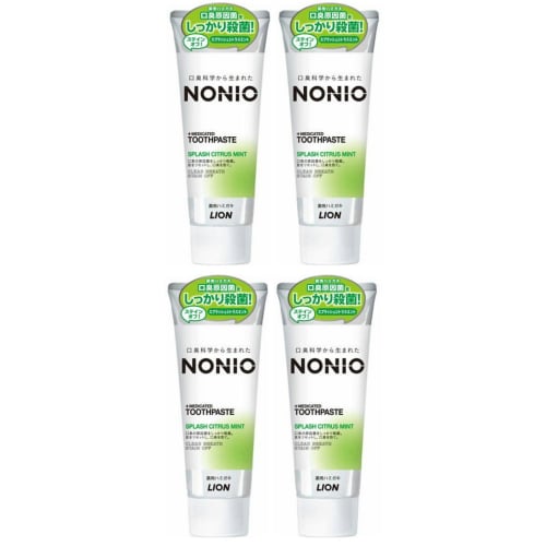 

[Bulk Purchase] NONIO Toothpaste Splash Citrus Mint 130g (4 packs)