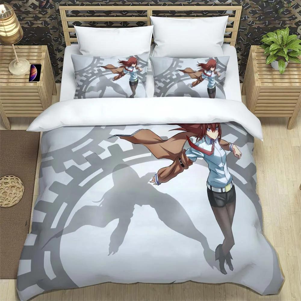 Set de lenjerie de pat moale și confortabil cu imprimeu anime desen animat, modă, husă de pilotă de lux, seturi de lenjerie de pat cu pilotă personalizabilă