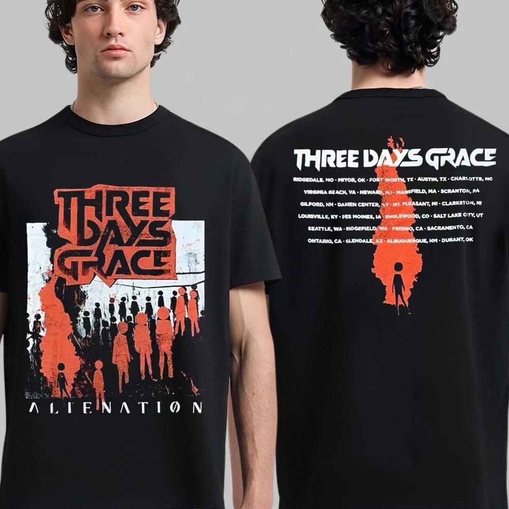 Three Days Grace 2026 Alienation Tour Dates Venue Merch T-Shirt S-5XL XXXXL