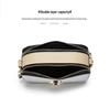 Women's 2025 Trendy Colorblock Wide Strap Camera Crossbody Bag with Double Zipper