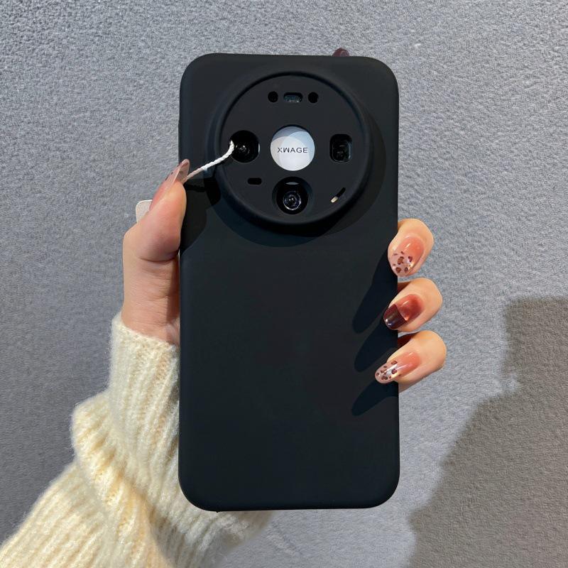 Compatible with Huawei Mate 80 Pro: Liquid Silicone Phone Case, Full Lens Coverage, Solid Color Protection