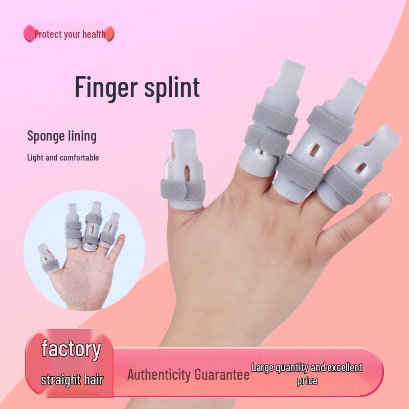 Plastic Finger Splint for Flexion Correction and Fracture Rehabilitation