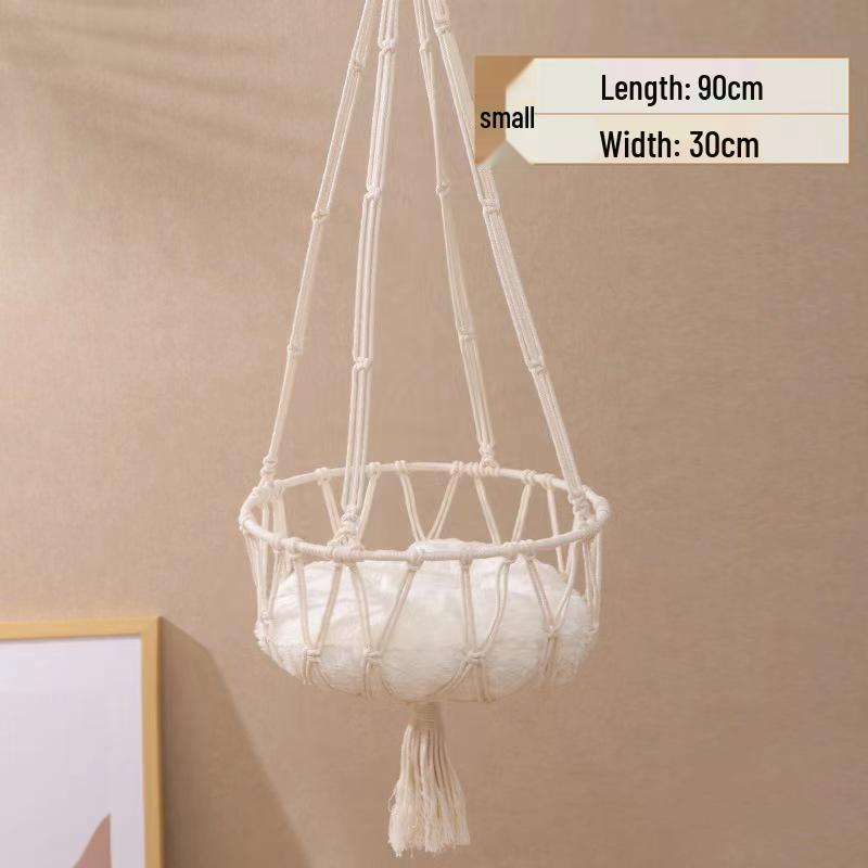 Cat Window Hammock with Removable Hanging Bed and Swinging Basket Design
