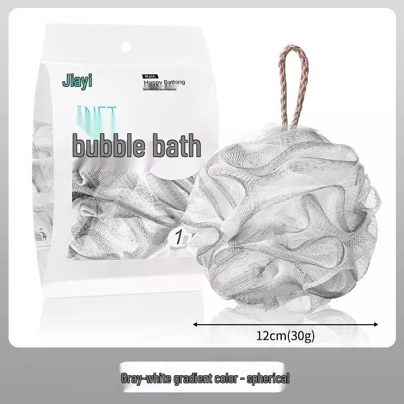 Super Soft Colorful XL Bath Flower Ball - Durable, Individually Packaged, Non-Fall Foam for Bath Use