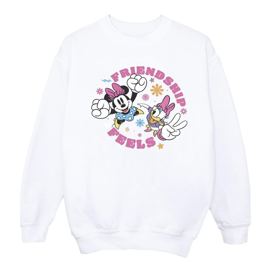 Disney Mens Minnie Mouse Daisy Friendship Sweatshirt